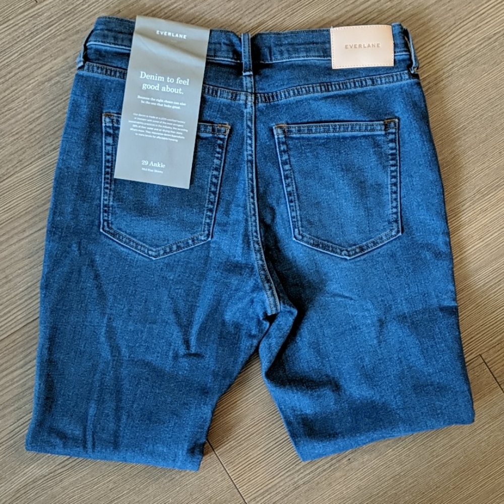 NWT Everlane Stretch Mid-Rise Skinny Jeans - Picture 6 of 8